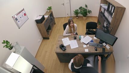 Sexy Babe Seduces POV Lender